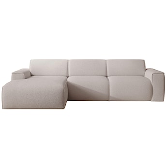 Narożnik Bouvi L-kształtny lewostronny jasnobeżowy boucle