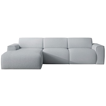 Narożnik Bouvi L-kształtny lewostronny jasnoszary boucle