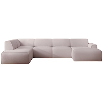 Narożnik Bouvi U-kształtny lewostronny beżowy boucle