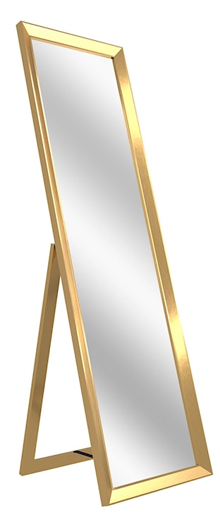 Lustro stojące Piralls 147x42 cm w złotej ramie