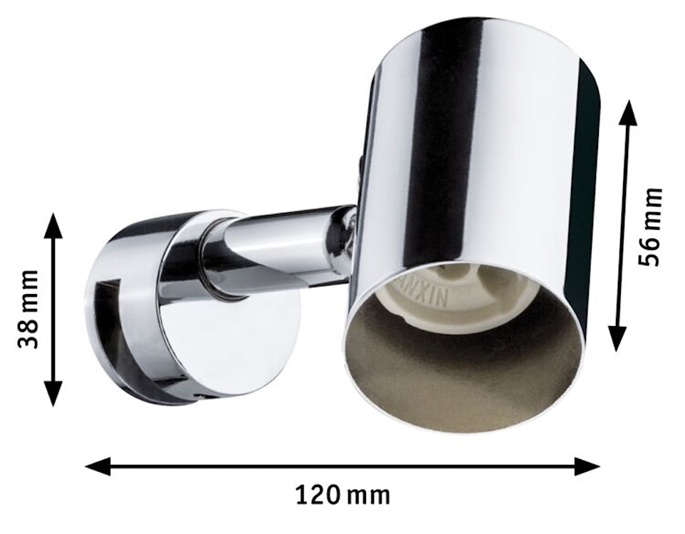 Spot nad lustro Mintaka x1 chrom  - zdjęcie 5