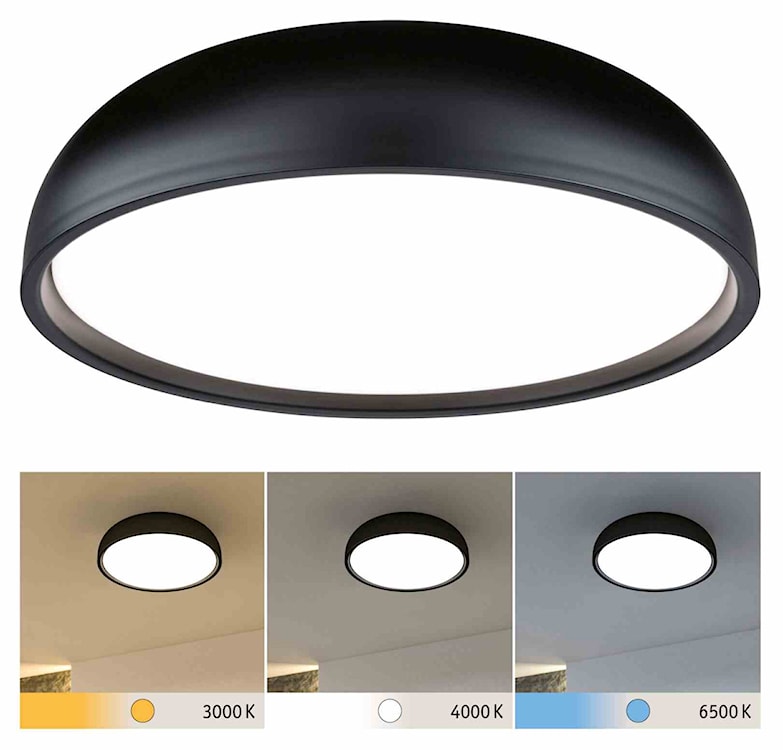 Plafon Oka LED czarny  - zdjęcie 3