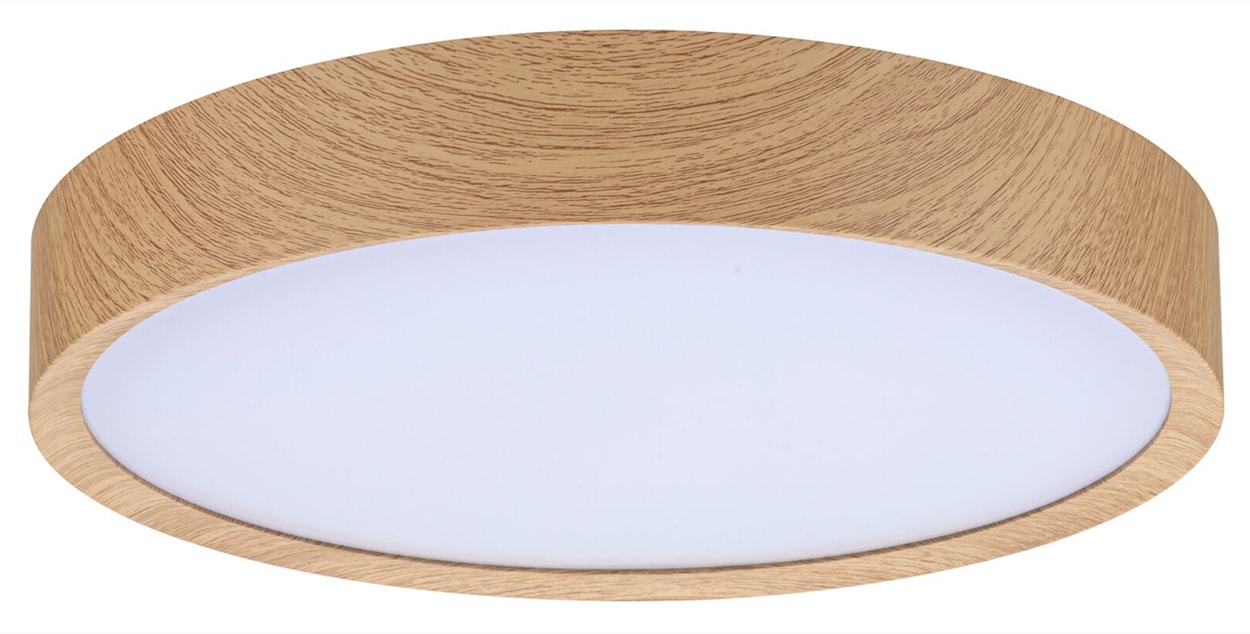 Plafon Tega LED brązowy 