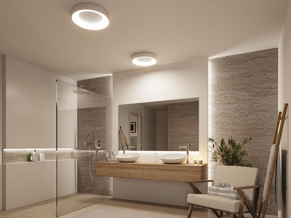 Plafon Casca LED srebrny mat  - zdjęcie 3
