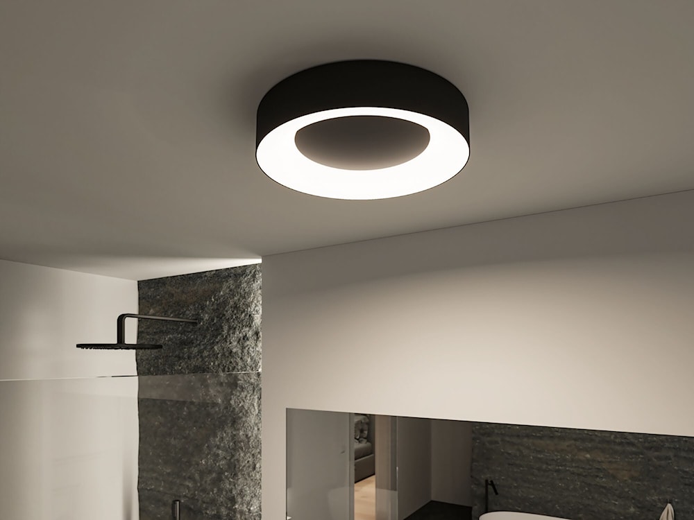 Plafon Casca LED czarny mat  - zdjęcie 2