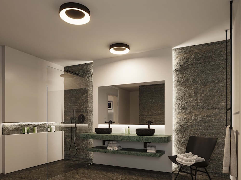Plafon Casca LED czarny mat  - zdjęcie 3
