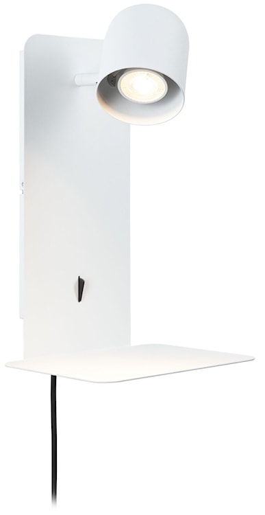 Lampa ścienna ze stolikiem Malena biała 