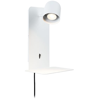 Lampa ścienna ze stolikiem Malena biała