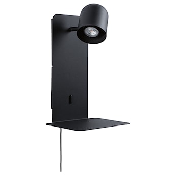 Lampa ścienna ze stolikiem Malena czarna