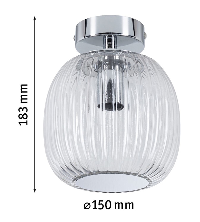 Plafon Ruya 15 cm łazienkowy chrom  - zdjęcie 7