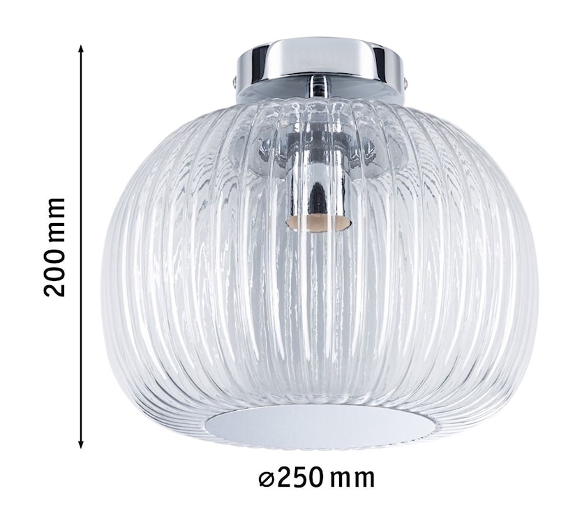 Plafon Ruya 25 cm łazienkowy chrom  - zdjęcie 8