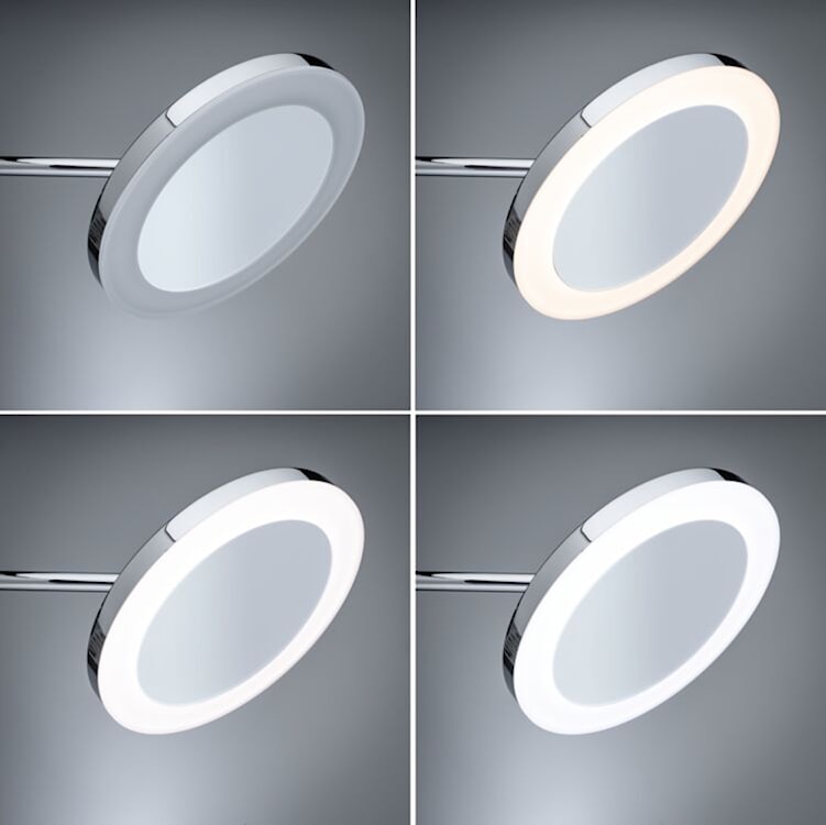 Lusterko kosmetyczne Masua LED srebrne  - zdjęcie 3