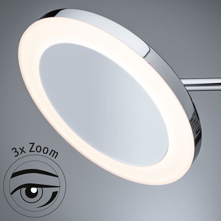 Lusterko kosmetyczne Masua LED srebrne  - zdjęcie 4