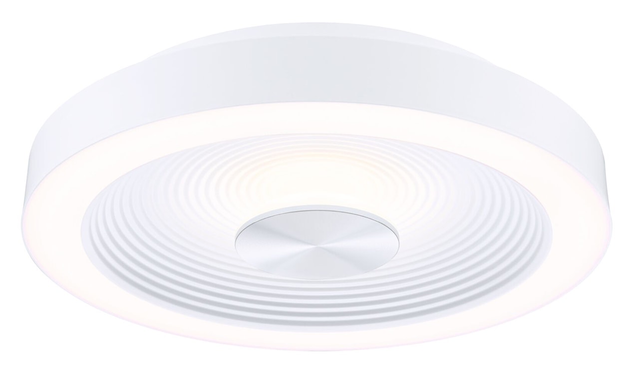 Plafon Volea LED 32 cm biało-srebrny  - zdjęcie 6