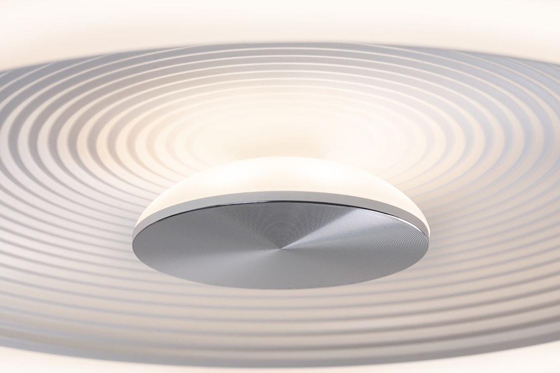 Plafon Volea LED 32 cm biało-srebrny  - zdjęcie 7