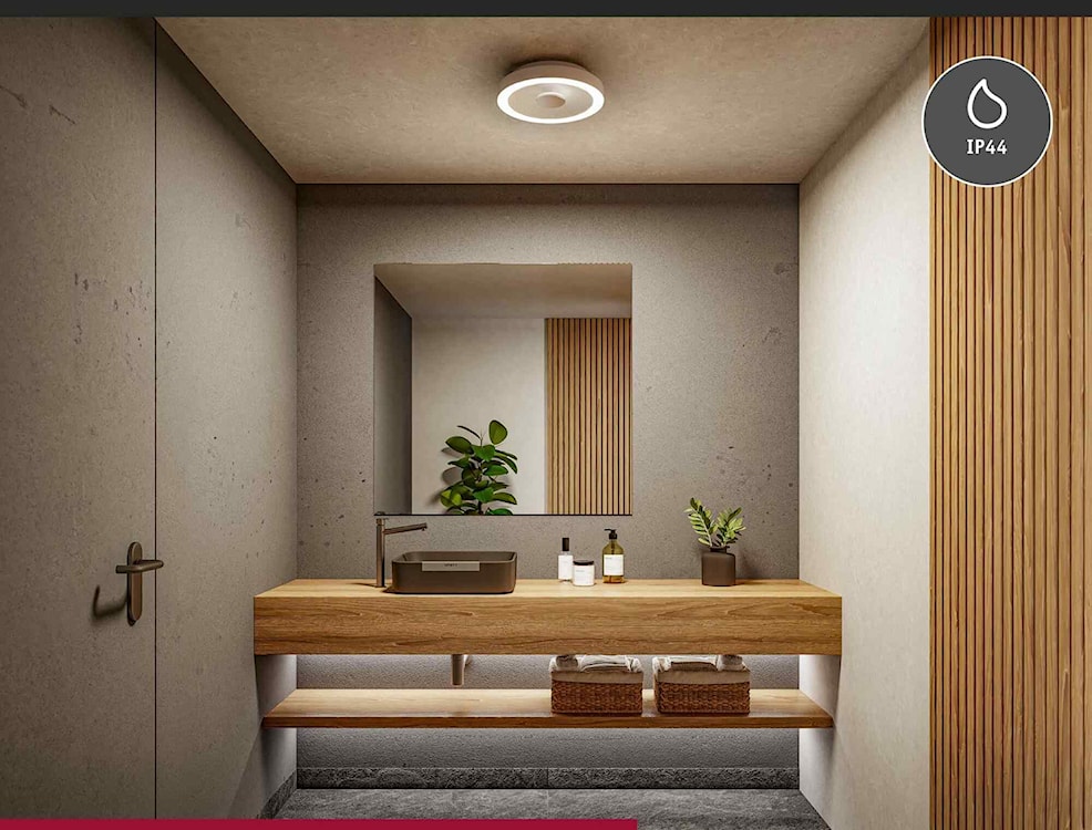 Plafon Volea LED 32 cm biało-srebrny  - zdjęcie 2