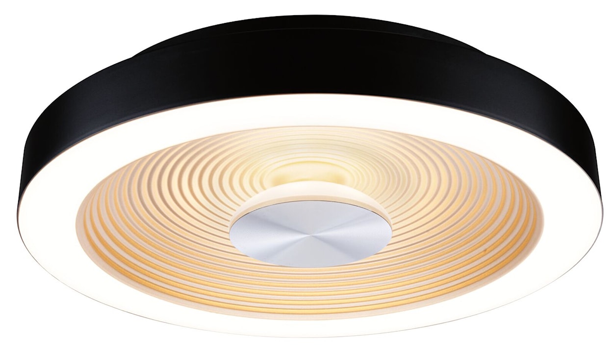 Plafon Volea LED 32 cm czarno-złoty  - zdjęcie 5