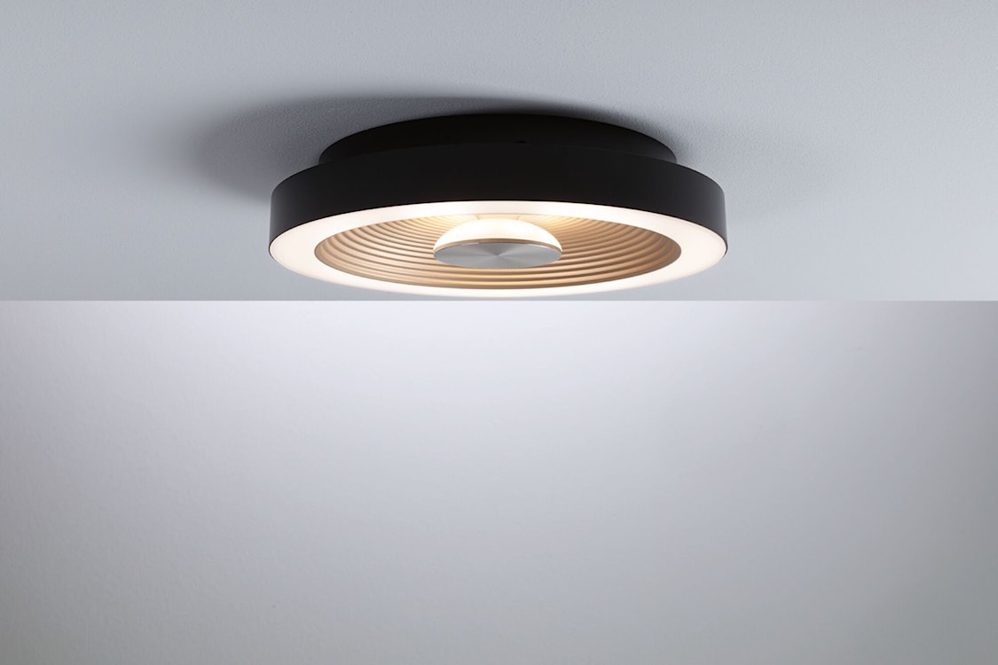 Plafon Volea LED 32 cm czarno-złoty  - zdjęcie 3