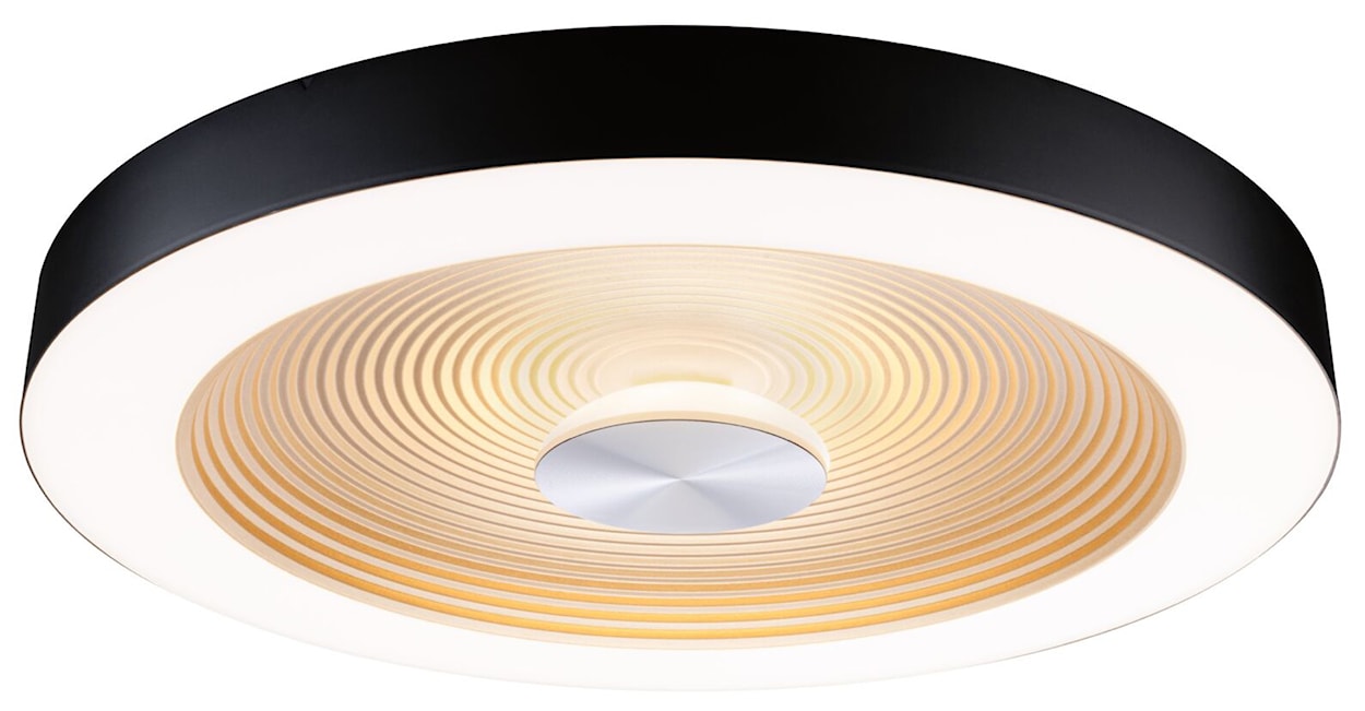 Plafon Volea LED 40 cm czarno-złoty  - zdjęcie 5