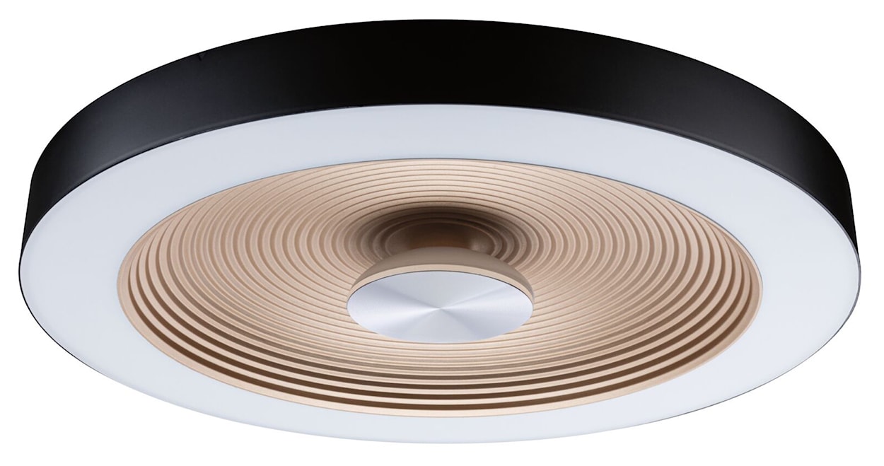 Plafon Volea LED 40 cm czarno-złoty 