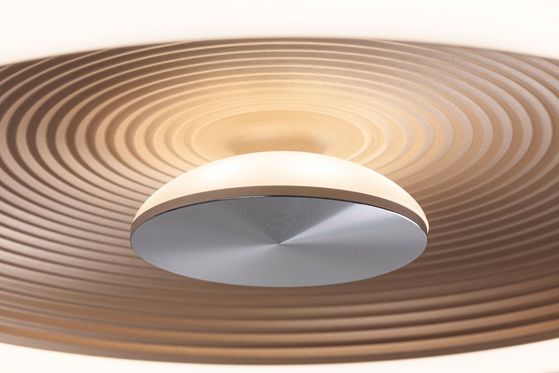 Plafon Volea LED 40 cm czarno-złoty  - zdjęcie 6