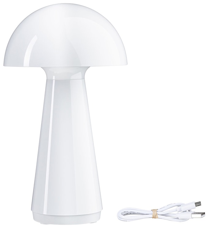 Lampa stołowa Onzo LED biały połysk  - zdjęcie 12