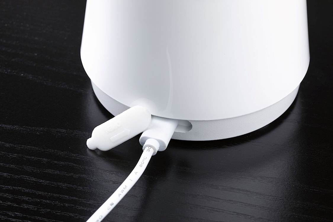 Lampa stołowa Onzo LED biały połysk  - zdjęcie 8