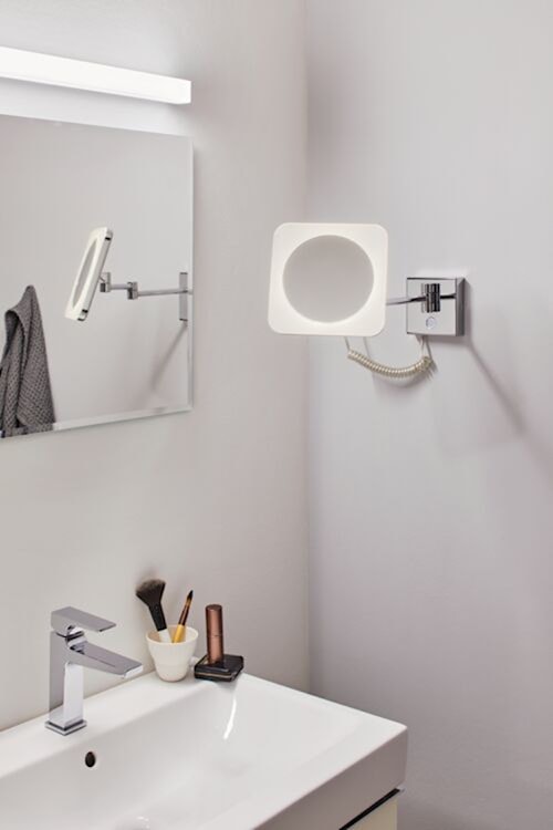 Lusterko kosmetyczne Jora LED chrom  - zdjęcie 2