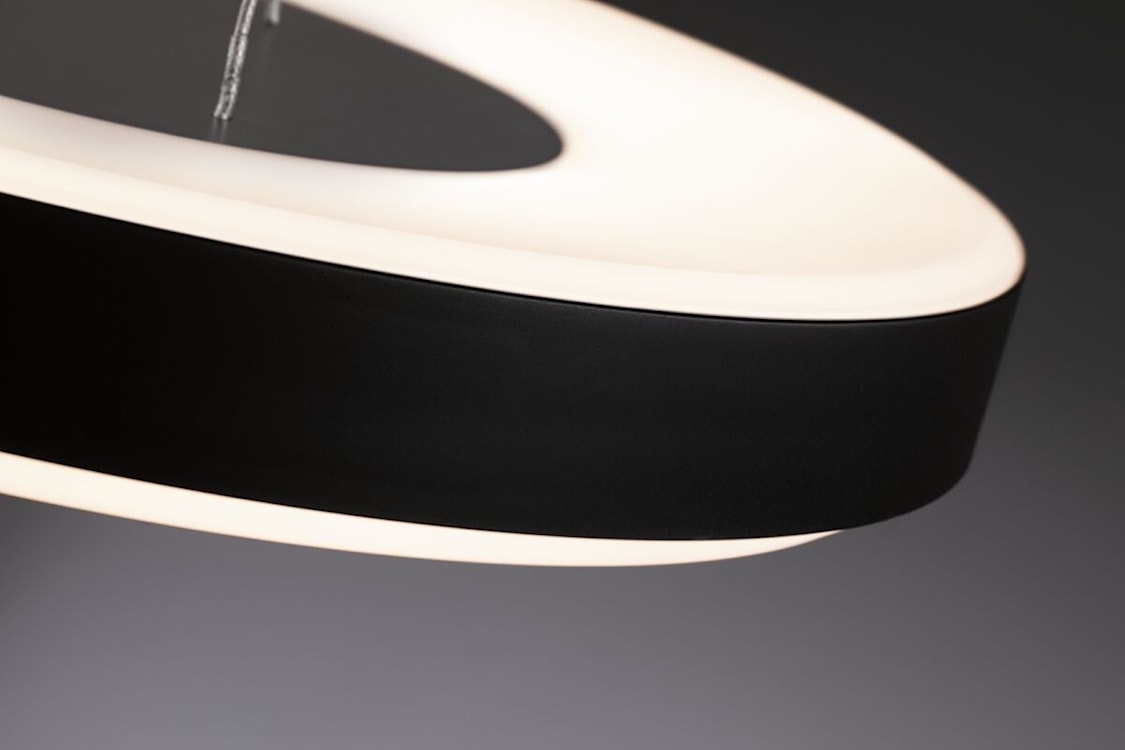 Lampa wisząca Puric LED czarno-szara  - zdjęcie 3