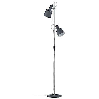 Lampa podłogowa Haldar x2 ciemnoszara