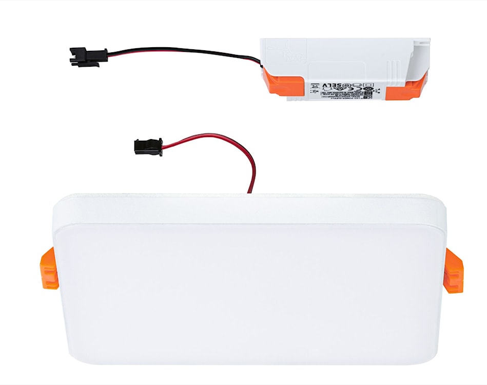 Lampa podtynkowa bezramkowa Veluna LED 12x12 cm 4000K biała  - zdjęcie 5