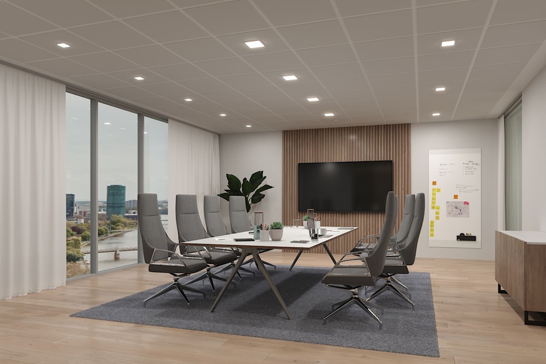 Lampa podtynkowa bezramkowa Veluna LED 12x12 cm 4000K biała  - zdjęcie 2