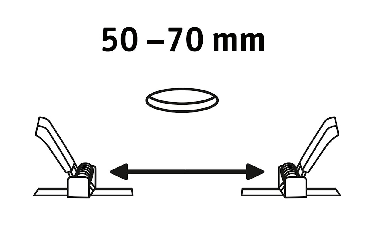 Lampa podtynkowa Veluna LED 9 cm 3000K biała  - zdjęcie 2