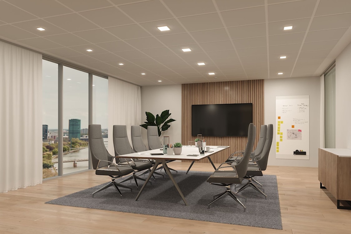 Lampa podtynkowa bezramkowa Veluna LED 12x12 cm 3000K biała  - zdjęcie 2