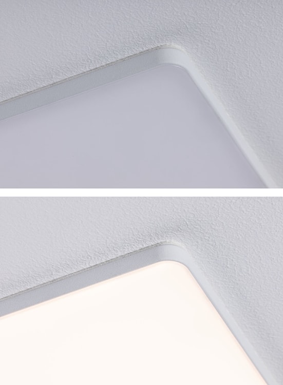 Lampa podtynkowa bezramkowa Veluna LED 12x12 cm 3000K biała  - zdjęcie 6