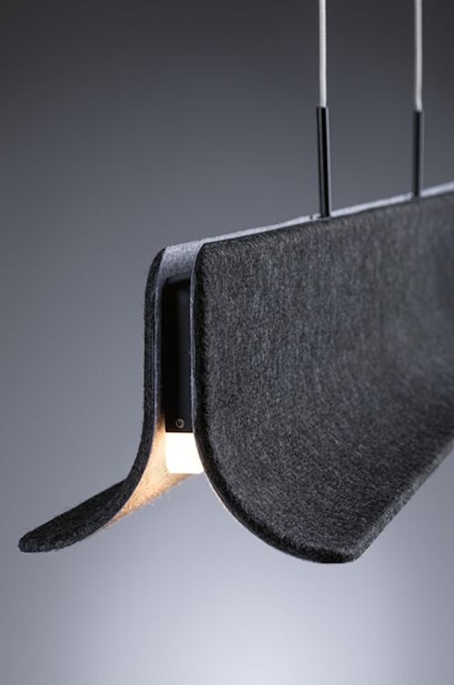 Lampa wisząca Noyan LED antracytowa  - zdjęcie 3
