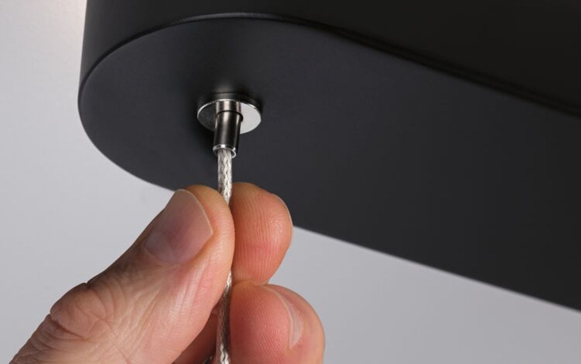 Lampa wisząca Noyan LED antracytowa  - zdjęcie 5