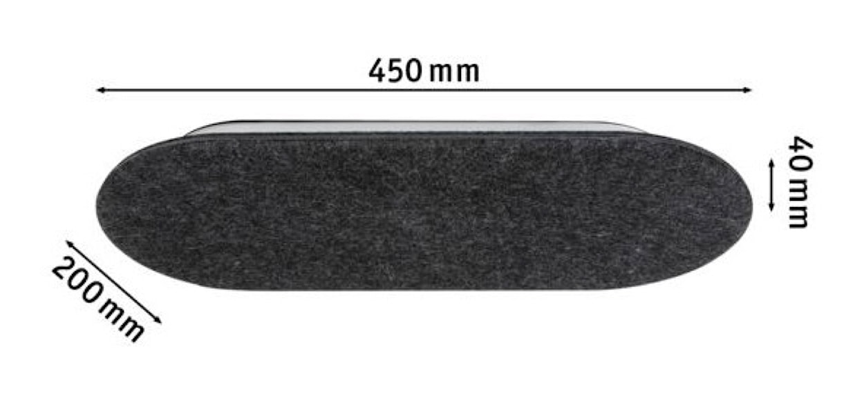 Kinkiet Tulga LED 45 cm antracytowy  - zdjęcie 15
