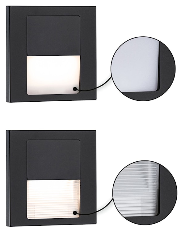 Lampa przyschodowa Tsaro LED czarny mat  - zdjęcie 8