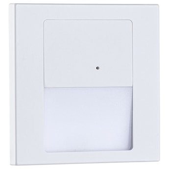 Lampa przyschodowa Tsaro LED z czujnikiem ruchu i zmierzchu biały mat