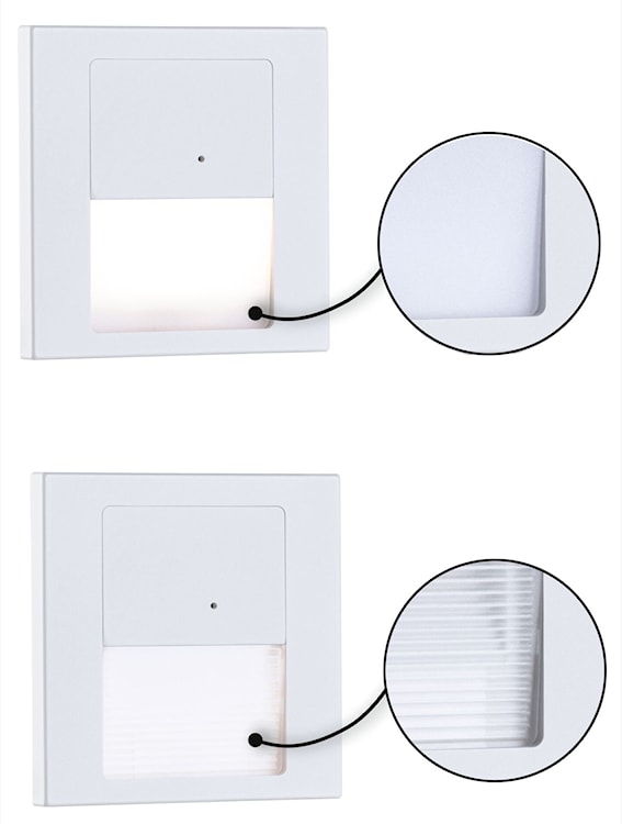 Lampa przyschodowa Tsaro LED z czujnikiem ruchu i zmierzchu biały mat  - zdjęcie 9