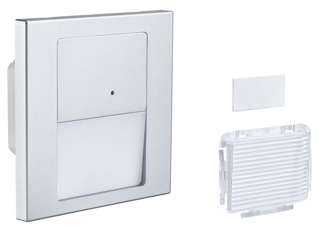 Lampa przyschodowa Tsaro LED z czujnikiem ruchu i zmierzchu chrom mat  - zdjęcie 10