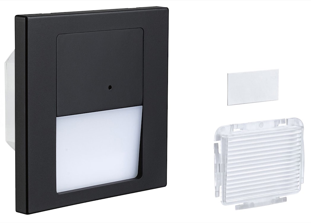Lampa przyschodowa Tsaro LED z czujnikiem ruchu i zmierzchu czarny mat  - zdjęcie 10