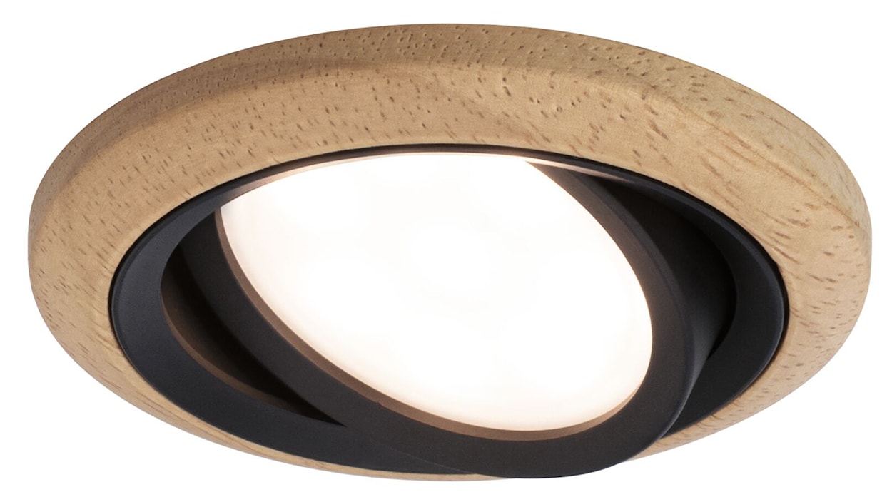Spot sufitowy Lanati LED czarno-brązowy  - zdjęcie 5