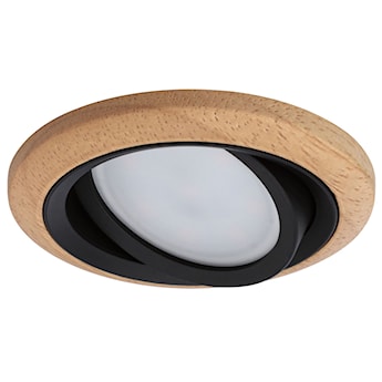 Spot sufitowy Lanati LED czarno-brązowy