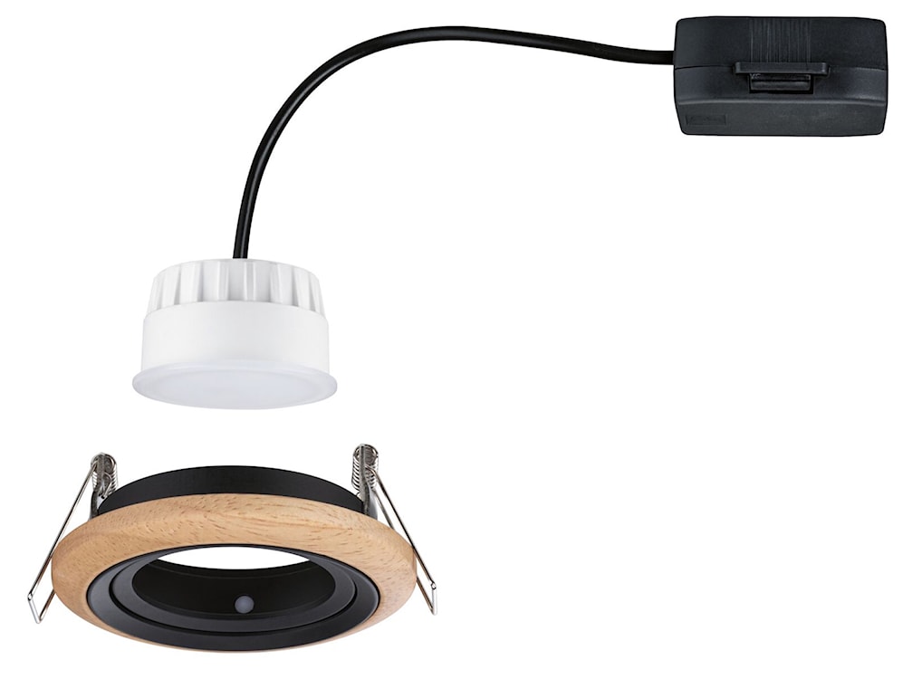 Spot sufitowy Lanati LED czarno-brązowy  - zdjęcie 7