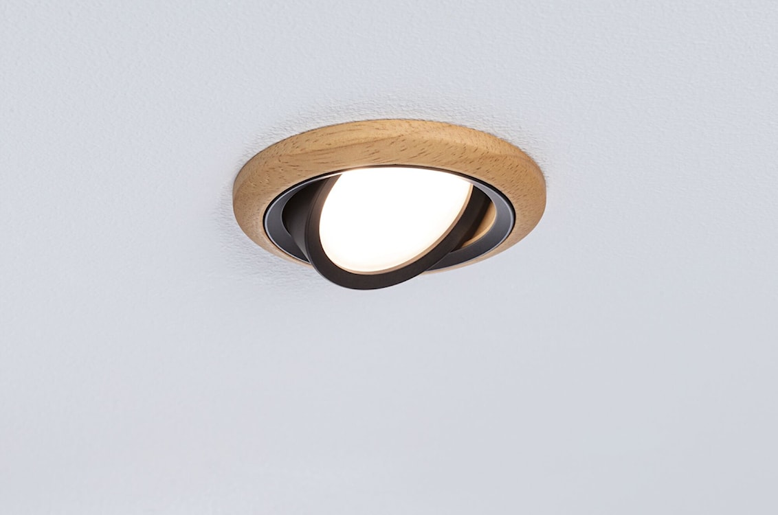Spot sufitowy Lanati LED czarno-brązowy  - zdjęcie 4