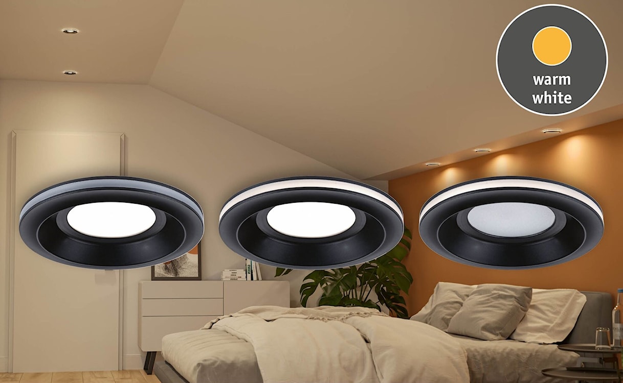 Lampa podtynkowa Sormus LED czarna  - zdjęcie 2