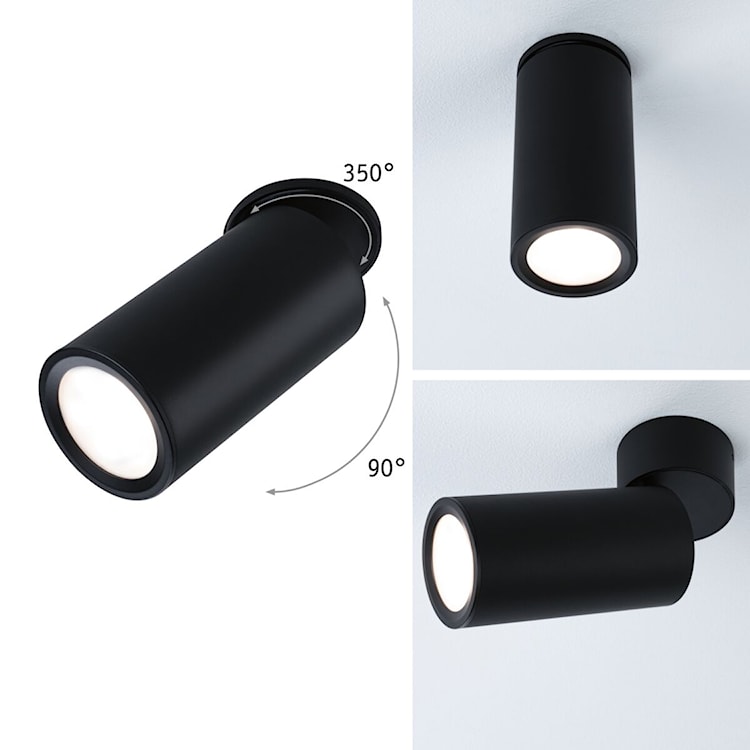 Spot sufitowy Turnal LED czarny mat  - zdjęcie 5