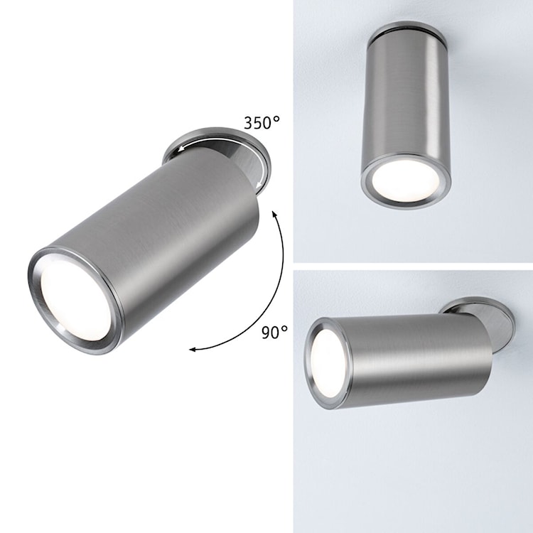 Spot sufitowy Turnal LED chrom mat  - zdjęcie 5